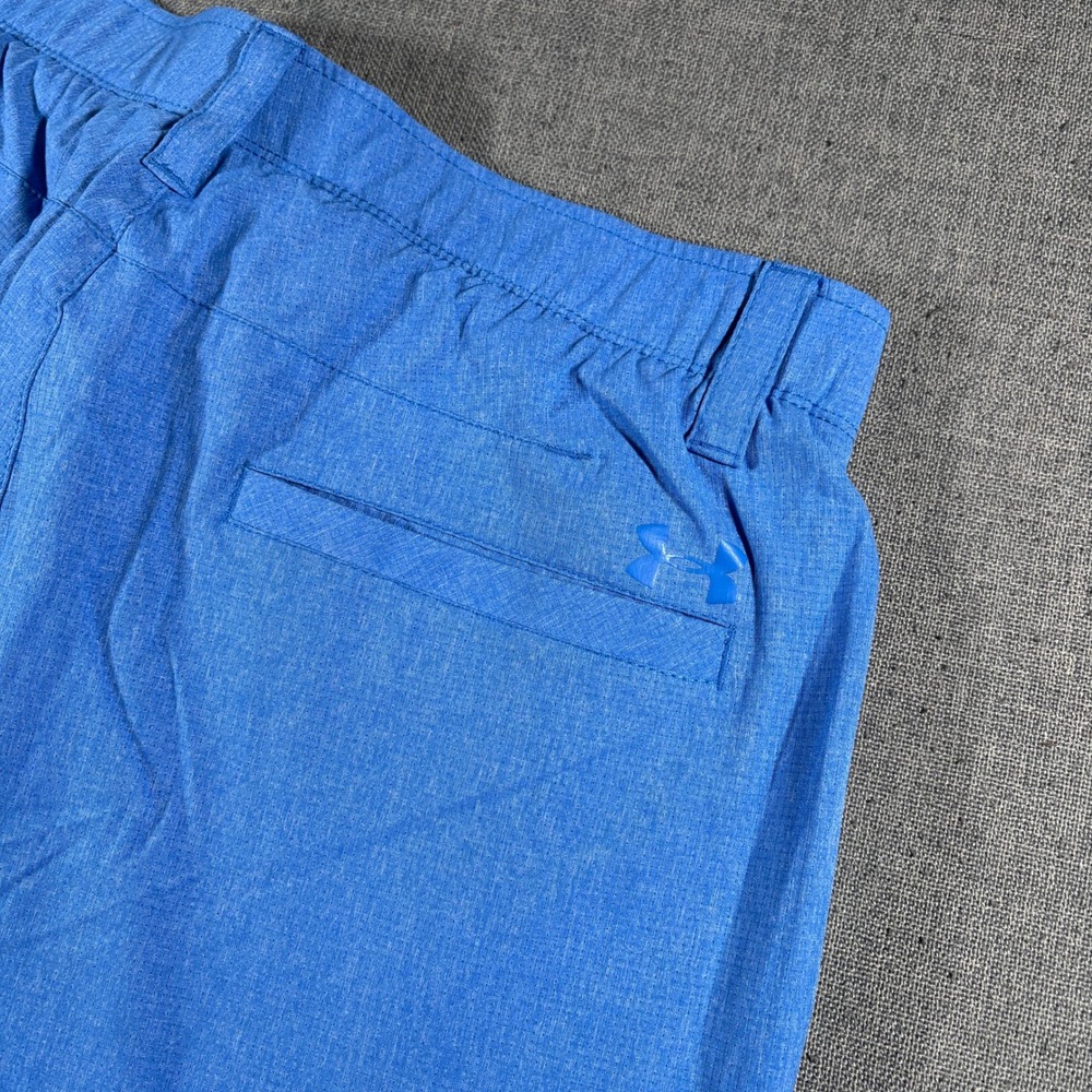 Under Armour Golf Pants Size 34x30 Mens Blue Loose Fit Performance Lightweight